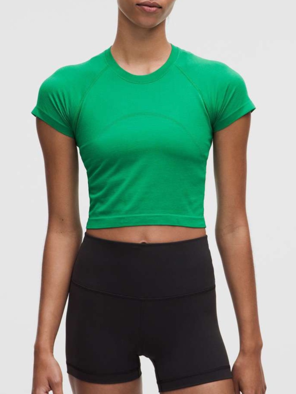 Lululemon Swiftly Tech Cropped Short-Sleeve Shirt 2.0
Raceway Green